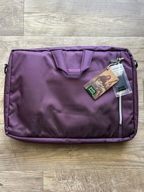 Dime Bags 17” Laptop Bag Side Hustler Plum NEW